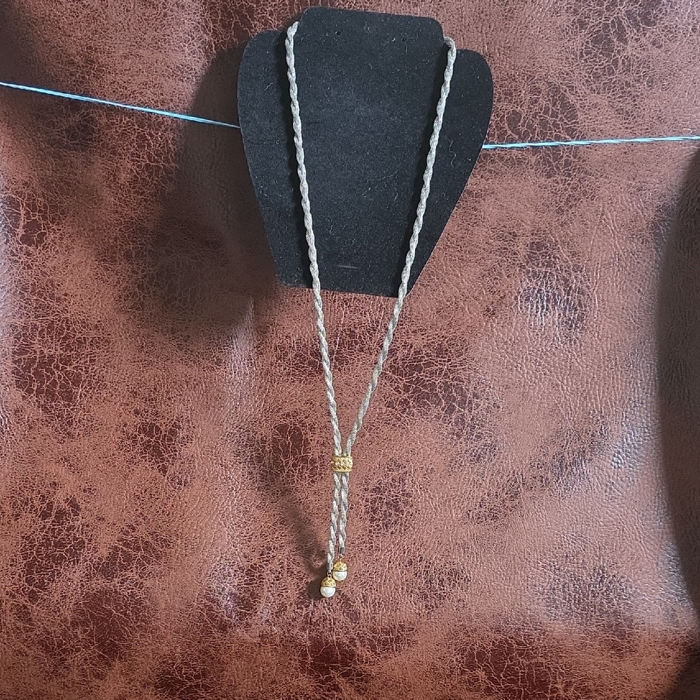 Premier Twisted Silver and Gold Necklace